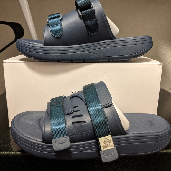 Suicoke Urich Slide Sandal Dark navy blue - Picture 1 of 13